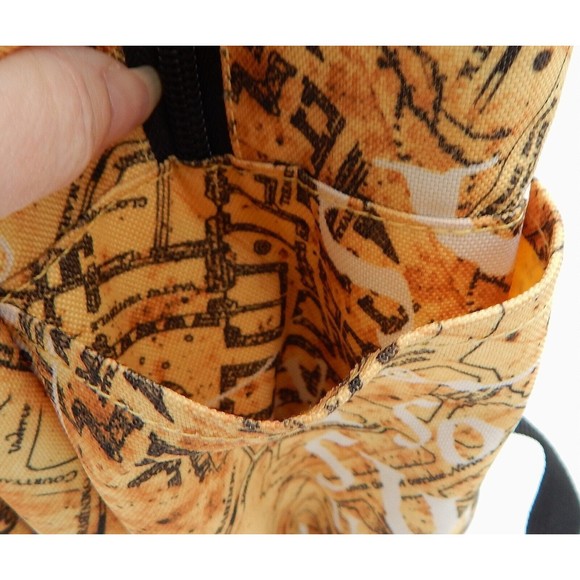 Harry Potter Marauders Map I Solemnly Swear Hogwarts Backpack Bag Warner Bros - Picture 9 of 16